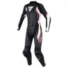 Mono moto 2 piezas Dainese Avro D2 LADY Black White Fuxia