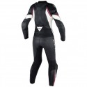 Mono moto 2 piezas Dainese Avro D2 LADY Black White Fuxia