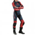 Mono moto 2 piezas Dainese Avro D2 LADY BLACK-IRIS / HAUTE -RED