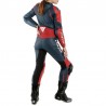 Mono moto 2 piezas Dainese Avro D2 LADY BLACK-IRIS / HAUTE -RED