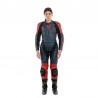 Mono moto 2 piezas Dainese Avro D2 LADY BLACK-IRIS / HAUTE -RED