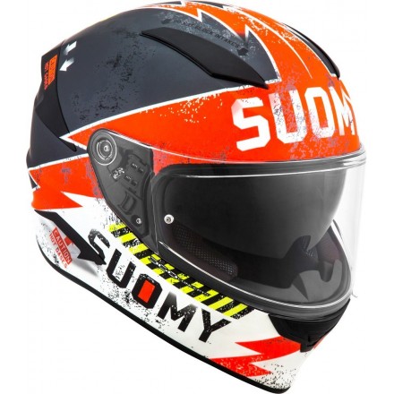 Casco Suomy Speedstar Propeller Antracita Rojo