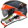 Casco Suomy Speedstar Propeller Antracita Rojo