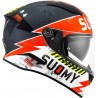 Casco Suomy Speedstar Propeller Antracita Rojo