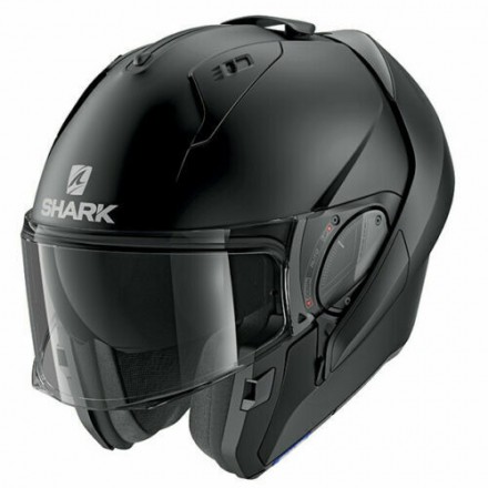Casco modular Shark Evo-Es Blank Black Mat
