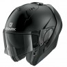 Casco modular Shark Evo-Es Blank Black Mat