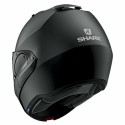 Casco modular Shark Evo-Es Blank Black Mat