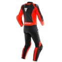 Mono moto 2 piezas Dainese Mistel Matt Black Fluo Red