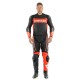 Mono moto 2 piezas Dainese Mistel Matt Black Fluo Red