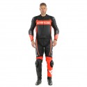 Mono moto 2 piezas Dainese Mistel Matt Black Fluo Red