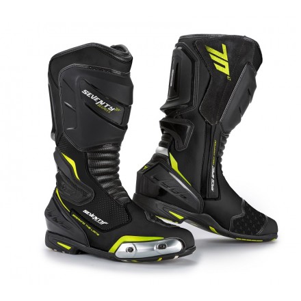 Botas racing Seventy Degrees SD-BR1 negro flúor