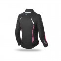 Chaqueta corta racing invierno mujer Seventy Degrees SD-JR67 rosa
