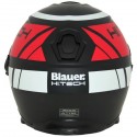 Casco integral Blauer Force One 800 Matt Black Red White