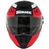 Casco integral Blauer Force One 800 Matt Black Red White