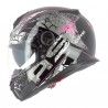 Casco integral Astone GT800 Evo Kiman Negro Rosa
