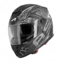 Casco integral Astone GT800 Evo Kaiman Negro Gris