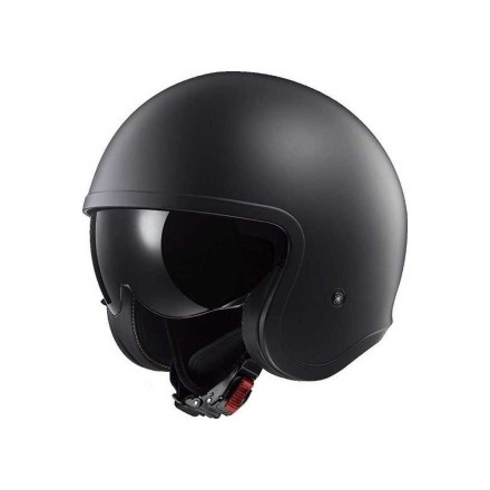 Casco Jet LS2 OF599 Solid Matt Black