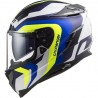 Casco integral LS2 FF327 Challenger Galactic White Yellow Blue
