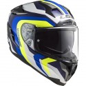 Casco integral LS2 FF327 Challenger Galactic White Yellow Blue