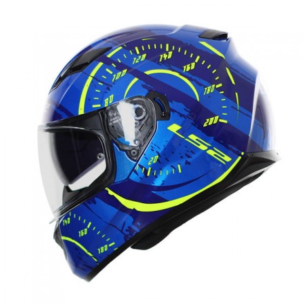 Casco integral LS2 FF320.55 Stream Evo Tacho Blue Yellow