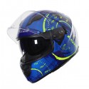 Casco integral LS2 FF320.55 Stream Evo Tacho Blue Yellow