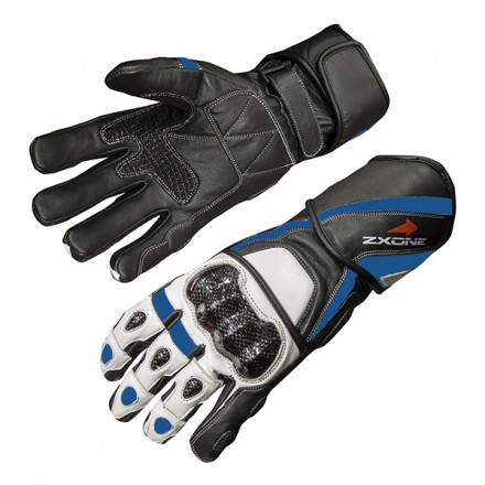 Guantes racing Compilo ZX PRO 205 negro-blanco-azul