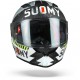Casco Suomy Speedstar Propeller Plata mate negro