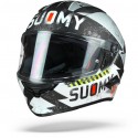 Casco Suomy Speedstar Propeller Plata mate negro