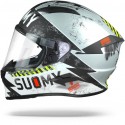 Casco Suomy Speedstar Propeller Plata mate negro