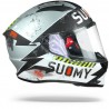 Casco Suomy Speedstar Propeller Plata mate negro