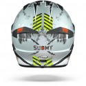 Casco Suomy Speedstar Propeller Plata mate negro