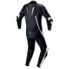 Mono de moto 1 pieza Compilo MC-2053 negro-blanco