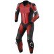 Mono de moto 1 pieza Compilo MC-3053 negro-rojo