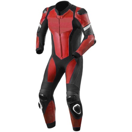 Mono de moto 1 pieza Compilo MC-3053 negro-rojo