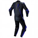 Mono de moto 1 pieza Compilo MC-2053 negro-azul