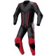 Mono de moto 1 pieza Compilo MC-2053 negro-rojo