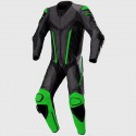 Mono de moto 1 pieza Compilo MC-2053 negro-verde