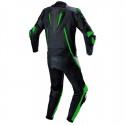 Mono de moto 1 pieza Compilo MC-2053 negro-verde