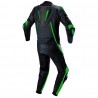 Mono de moto 1 pieza Compilo MC-2053 negro-verde