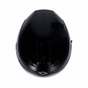 Casco jet Shiro SH-451 negro brillo