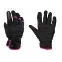 Guantes verano mujer Seventy SD-C56 negro-rosa