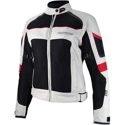 Chaqueta verano Onboard 3D Air Gris Negro Rojo