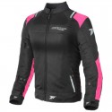 Chaqueta recing verano mujer Seventy SD-JR54 negro-rosa