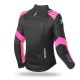 Chaqueta recing verano mujer Seventy SD-JR54 negro-rosa