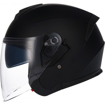 Casco jet Shiro SH-451 negro mate
