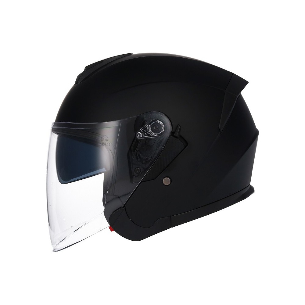 Casco moto jet Shiro SH-451 negro mate tienda motos Hospitalet