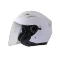Casco jet Shiro SH-451 blanco brillo