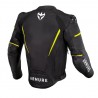 Chaqueta Armure Hamo Leather AAA Black Yellow Fluo