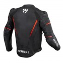 Chaqueta Armure Hamo Leather AAA Black Red
