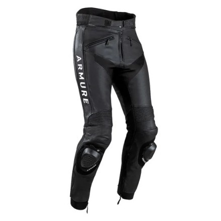 Pantalón Armure Hamo Leather AA Black White